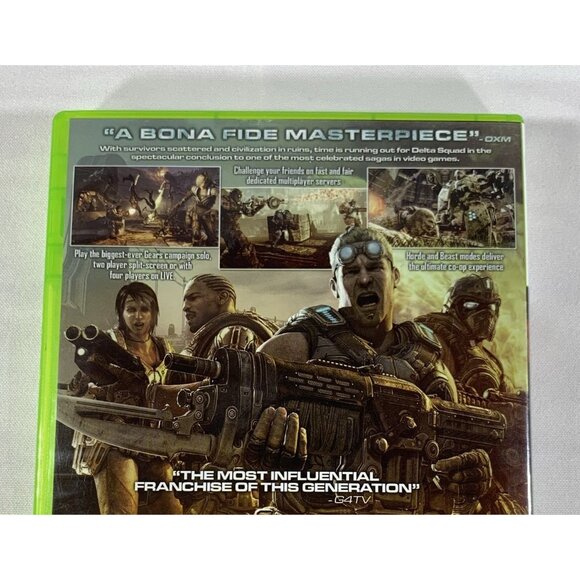 Gears of War 3 Microsoft Xbox 360 Video Game 2011 Complete with Manual Tested - Picture 4 of 6